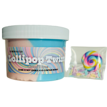 Load image into Gallery viewer, LOLLIPOP TWIST CLOUD SLIME