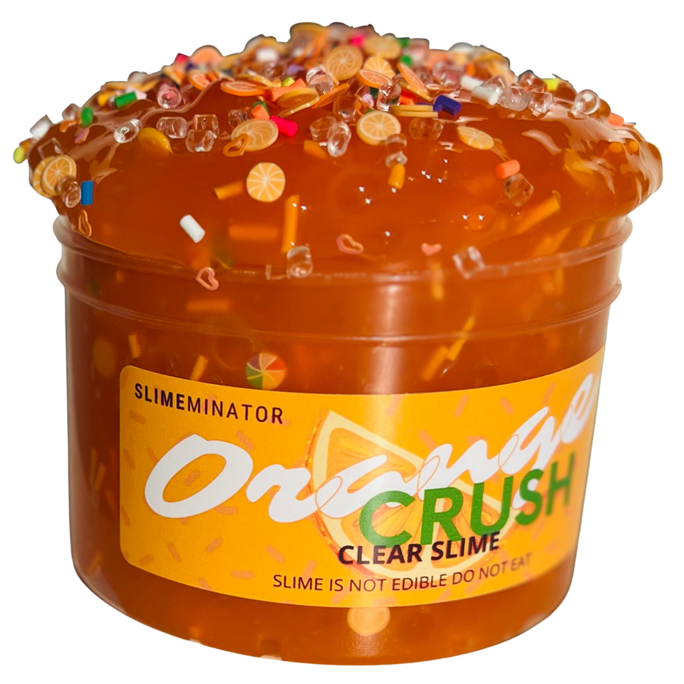 Orange Crush Clear Slime