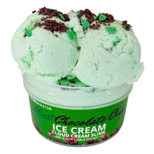 Load image into Gallery viewer, MINT CHOCOLATE CHIP CLOUD CREAM SLIME