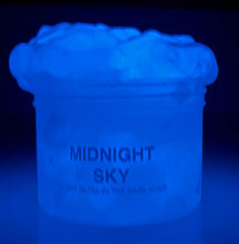 Load image into Gallery viewer, MIDNIGHT SKY-GLOW IN THE DARK SLIME
