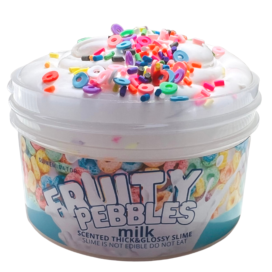 FRUITY PEBBLES MILK SLIME