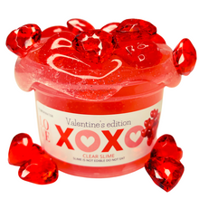 Load image into Gallery viewer, XOXO VALENTINE CLEAR SLIME
